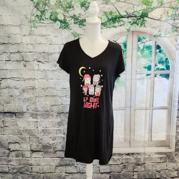 Secret Treasures Up Owl Night Nightgown - Picture 1 of 4